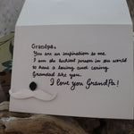 Handmade Relationships card for Grandpa - the greatest Grandpa