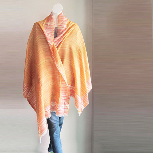 Pashmina Yellow and Orange stole
