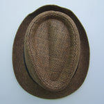 Men Cowboy Straw Hat - Coffee