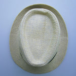 Men Cowboy Straw Hat - Cream