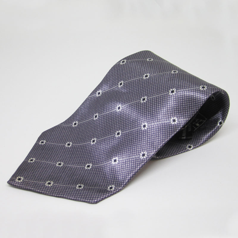 Steel checkered design - Men Neck Tie
