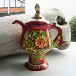 Paper Mache Samovar "Kettle" (Red)