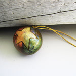 Paper Mache Ball - Murky Green (Star)