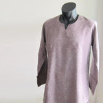 Dark Purple full sleeve 100% cotton summer shirts
