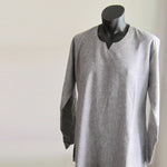 Dark Grey full sleeve 100% cotton summer shirts