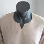 Beige full sleeve 100% cotton summer shirts