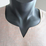 Peach and Grey stripes full sleeve 100% cotton summer shirts