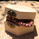 Hexagon Classic Teak Finish Wooden Gift Box - Big Box