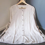 Women Cotton Brown Stripes Top