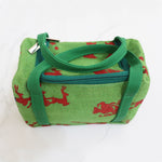 Reindeer Green Christmas Goody Bag
